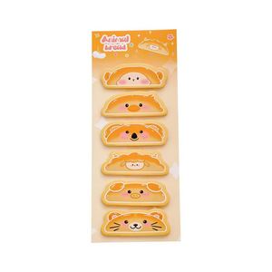 Notas Adhesivas con Forma de Animales Adorables, Marcadores Decorativos Removibles con Diseños de Shiba Inu y Hámster, Ideales para Regalo - Product Image 2