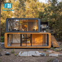 20 pieds modulaire petit prêt facile à assembler maison préfabriquée Chine étanche 2 étages luxe 2 chambres 2 salles de bain maison