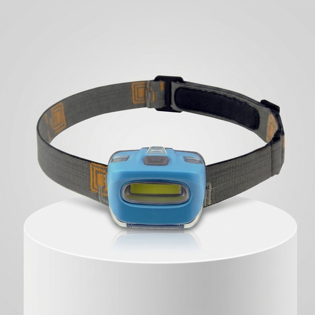 COB Floodlight Running Headlamp for Outdoor Use, Suitable for Barbecue, Camping, Lightweight. 3 AA 7-volt Batteries