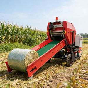 Máquina Empacadora y Envolvedora de Heno Redondo para Uso Agrícola, Ideal para Maíz y Paja, la Más Vendida - Product Image 2