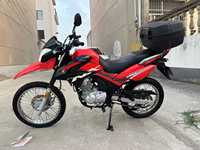 Moto d'occasion Haojue NK150 150cc essence, route et tout-terrain, qualité d'origine, faible kilométrage, vitesse maximale >80km/h, Guangdong à vendre