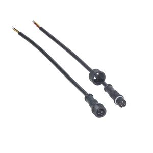 Cáp nguồn đầu nối tròn M12 <span class=keywords><strong>2</strong></span> 3 4 5 chân đực cái cho đèn LED chiếu sáng ngoài trời sân vườn, đầu nối chống nước IP67 - Product Image 4