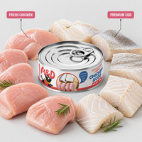 Nourriture humide pour chat MAIDOU Export Standard en conserve 85g, riche en protéines, viande fraîche, friandises pour chat pour le marché mondial