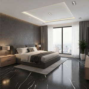 Dalles de sol flottantes durables à emboîtement pour abri portable en LVT et revêtement de sol temporaire pour événements et expositions automobiles - Product Image 5