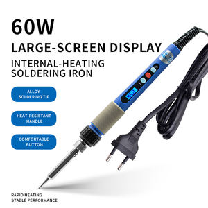 <span class=keywords><strong>Fer</strong></span> à <span class=keywords><strong>souder</strong></span> à température réglable 60W, sûr et facile à utiliser pour la réparation électronique, chauffe rapidement en 15 secondes, réduit les taux de refonte - Product Image 3