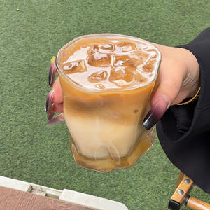 Verre à whisky irrégulier 201-300ml, verre à cocktail durable pour la maison, les boissons, le café et les fêtes - Product Image 3