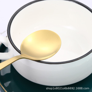 Cuchara de Acero Inoxidable con Mango de Cerámica Estilo Nórdico, con Diseño Floral, Duradera, para Sopa y Arroz - Product Image 4