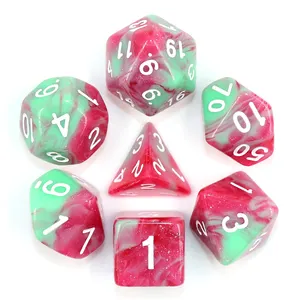 Factory Custom Various Size Polygon Customized dice set for TRPG Pathfinder Dungeons and Dragons