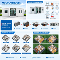Maisons conteneurs compactes, légères et pliables, installation rapide, étanches, confortables, couleurs personnalisables pour usage extérieur en villa