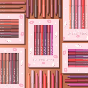 DUNUF – ensemble de 6 crayons à lèvres imperméables, <span class=keywords><strong>maquillage</strong></span> mat longue durée, doux, naturel, portable, cosmétique exquis - Product Image 3