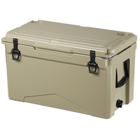 Glacière rigide 50L en LLDPE rotomoulé, écologique et moderne, pour la pêche, le camping, le stockage d'aliments et de canettes - Prix de gros