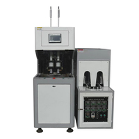 Máquina Sopladora de Botellas PET Semiautomática de 2 Cavidades, 3L, 380V, 600-800BPH, Bajo Costo de Mantenimiento, para Botellas de Jugo