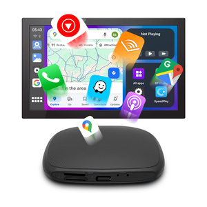 Rhythm Plug-and-Play Wireless Carplay Adapter 8+128GB <strong>Android</strong> Auto Box GPS Navigation Multimedia <strong>Player</strong> Voice Steering Wheel - Product Image 2