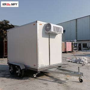 Semirremolque Refrigerado, Caja Congeladora Móvil, Remolque Refrigerado con Gancho para Carne - Product Image 1
