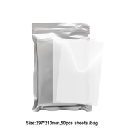 Fonlyu Film de Sublimation 3D Format A3 (420*300MM) – Feuilles de Papier de Sublimation à 4 Emplacements Haute Efficacité pour Photos Personnalisées en Magasin