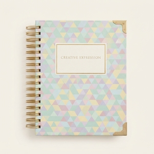 Carnet de notes spirale personnalisé A5, agenda, journal, organiseur hebdomadaire, pour le voyage spirituel et la Loi d'Attraction - Product Image 1