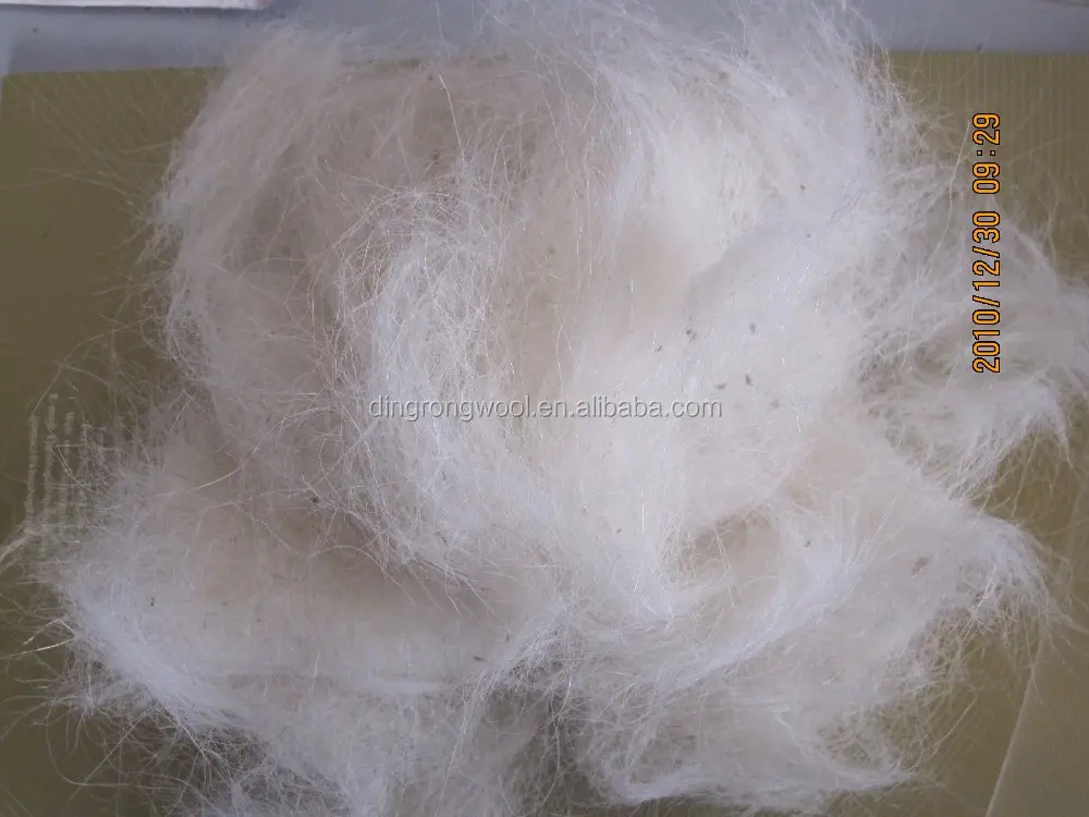 Hot Sale 19.5 Mic White Color Wool Fiber