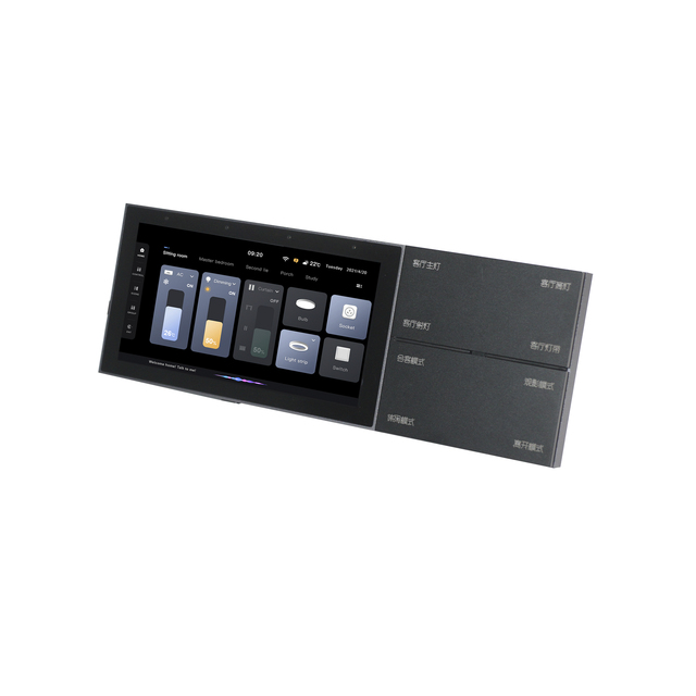 Smart Home WiFi ZigBee Gateway Blue-tooth Tuya Central Control Wall Panel with 6 Inch Touch Screen