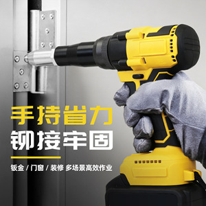 Dw Electric Rivet Gun 21V Battery Powered Automatic Core Pulling Nail Gun Professional Grade Plastic Body - Product Image 3