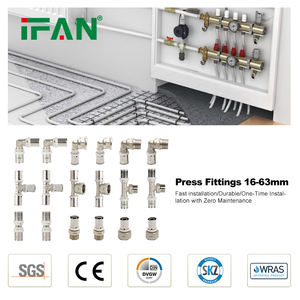 Raccords PEX-AL-PEX IFAN certifiés Watermark, coudes en laiton à sertir de type U, raccords mâles et femelles à bas prix - Product Image 1