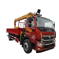 Grue montée sur camion Foton 4*2 de 10 tonnes avec couverture de flèche étendue