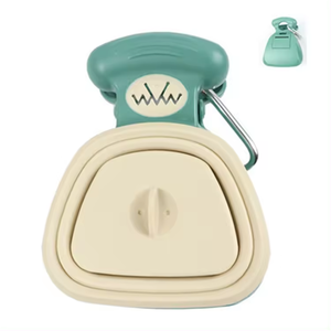 Venta al por mayor al aire libre mascota cachorro recoger residuos <span class=keywords><strong>Scooper</strong></span> viaje plegable bolsa dispensador para caca para perros medianos grandes - Product Image 3