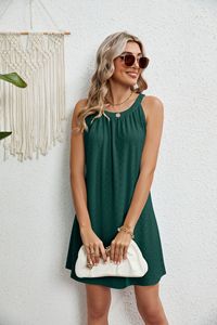 Robe <span class=keywords><strong>de</strong></span> plage sans manches en crochet ajouré, coupe trapèze mi-longue, respirante, en polyester/coton, avec dentelle et col rond, pour <span class=keywords><strong>femme</strong></span>, idéale comme <span class=keywords><strong>cache</strong></span>-<span class=keywords><strong>maillot</strong></span> <span class=keywords><strong>de</strong></span> <span class=keywords><strong>bain</strong></span> (ODM/OEM) - Product Image 5