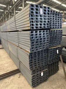 2022 2023 Hot Sale Wholesale Price 75x40x5 Hot Rolled Slotted Beam Steel Channel