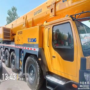 Grue mobile d'occasion 200T, camion grue, flèche en excellent état de fonctionnement, caractéristiques des composants principaux, moteur, pompe, moteur - Product Image 6