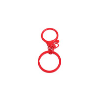 Gelakte zinklegering kreeft figuur-acht sluiting sleutelhanger 3-delige set DIY handgemaakte sieraden accessoires speelgoed hangers creatief