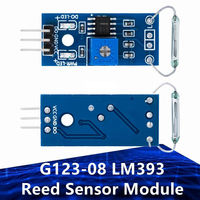 Modul Sensor Reed G123-08 LM393: Sakelar Magnetik Sensitif Magnet untuk Kit DIY Modul Sensor Sakelar Reed