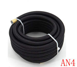4an 6an 8an 10an 12an 16an 20an in nylon nero acciaio inossidabile intrecciato PTFE olio di raffreddamento tubo del carburante tubo di raffreddamento olio - Product Image 2