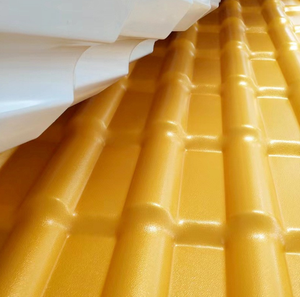 Lámina <span class=keywords><strong>de</strong></span> techo <span class=keywords><strong>de</strong></span> <span class=keywords><strong>PVC</strong></span> UPVC ASA Lámina <span class=keywords><strong>de</strong></span> teja española <span class=keywords><strong>de</strong></span> plástico para techos <span class=keywords><strong>de</strong></span> Casa Villa Hojas <span class=keywords><strong>de</strong></span> UPVC en blanco satinado - Product Image 4