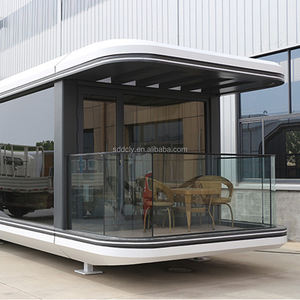 <span class=keywords><strong>Maison</strong></span> capsule spatiale moderne et hôtel préfabriqué avec un intérieur entièrement meublé pour les centres de villégiature - Product Image 4