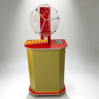 Machine de Bingo Électronique avec Couvercle en Acrylique, Machine de Tirage Numérique Portable pour Bars et Événements, 50 Boules
