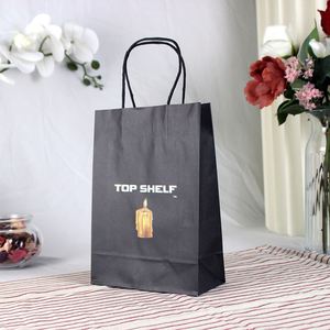 Bolsa de Papel Kraft Marrón Ecológica Personalizada, Reciclada, para Envasado de Alimentos, Estilo Clásico, para Llevar, Desechable, para Alimentos, Velas y Manualidades - Product Image 4