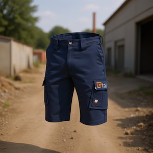 กางเกงขาสั้น Ttake รุ่น Regular Workwear ไซส์ XL สีเทา ดีไซน์กระเป๋าคาร์โก้ - Product Image 3