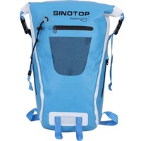 Sac à dos d'extérieur SINOTOP avec logo personnalisé, 20L, 500D PVC, bâche imperméable, ensemble de sacs étanches, voyage, randonnée, flottant, camping, pêche