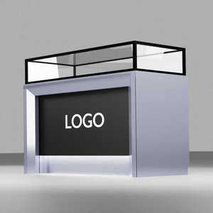 Comptoir moderne en métal avec lumière LED Nouveau design de magasin de fumée pour cigarettes tabac vente centre commercial Showroom magasins de détail - Product Image 6