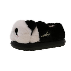 แฟชั่นฤดูหนาวสำหรับผู้หญิง ดีไซน์ต้นคริสต์มาสน่ารัก บุผ้าฝ้าย หนังไมโครไฟเบอร์ด้านบน บุขนนุ่ม อุ่น ระบายอากาศได้ดี กันลื่น - Product Image 5