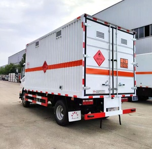 Camion de transport de produits explosifs 4X2 10T 18 tonnes <span class=keywords><strong>pour</strong></span> marchandises dangereuses et matériaux de dynamitage avec caisse antistatique - Product Image 5