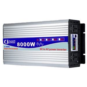 Inverter a Onda Sinusoidale Pura 5000W 6000W 8000W, Convertitore di Tensione DC 12V 24V a AC 220V 50Hz 60Hz, Inverter Solare ad Alta Potenza con Doppia Uscita - Product Image 1