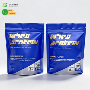 מותאם אישית mylar מזון עמיד בפני רוכסן מזון אבקה קשיו עמיד בפני לחות אטומים אריזת סטנד-אפ - Product Image 3