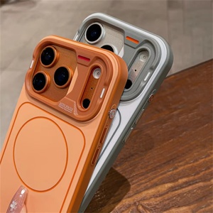 เคสโทรศัพท์แม่เหล็กแบบด้านเรียบหรูคุณภาพสูงสำหรับ iPhone 17 12 13 14 15 16 Pro Max สไตล์ Mecha พร้อมกรอบรูป ป้องกันแรงกระแทก - Product Image 4