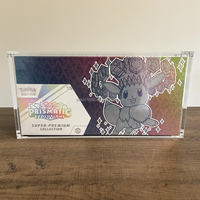 Boîte de présentation en acrylique transparente avec logo personnalisé, protection UV, aimant puissant, pour Poke Mon ETB UPC SPC Yu-Gi-Oh Booster Bundle