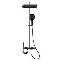 Ensemble de douche intelligente LED pour salle de bain Douche numérique à température constante avec robinet de douche à douchette