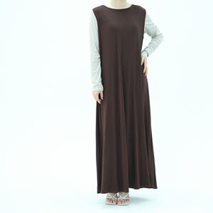 Mexizo è durato abbigliamento islamico Dubai Modesty volant 2 pezzi preghiera Abaya Set Khimar Plus Size abito da preghiera per donne musulmane abito da preghiera - Product Image 2