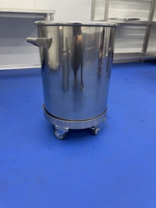 ポータブル手動丸型ドラムトロリー ステンレス鋼製完全溶接フレーム 移動式キャスタートロリー 耐荷重300KG・400KG - Product Image 6