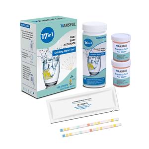 VANSFUL Kit de <span class=keywords><strong>test</strong></span> E.coli haute précision 17 paramètres bandelettes de <span class=keywords><strong>test</strong></span> d'eau potable en métal lourd - Product Image 2
