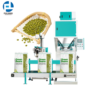 Remplisseuse de céréales semi-automatique <span class=keywords><strong>sur</strong></span> <span class=keywords><strong>mesure</strong></span> de 5 à 35 kg, option de tension personnalisée, adaptée aux haricots rouges, aux haricots mungo et au millet dans les usines de snacks - Product Image 1